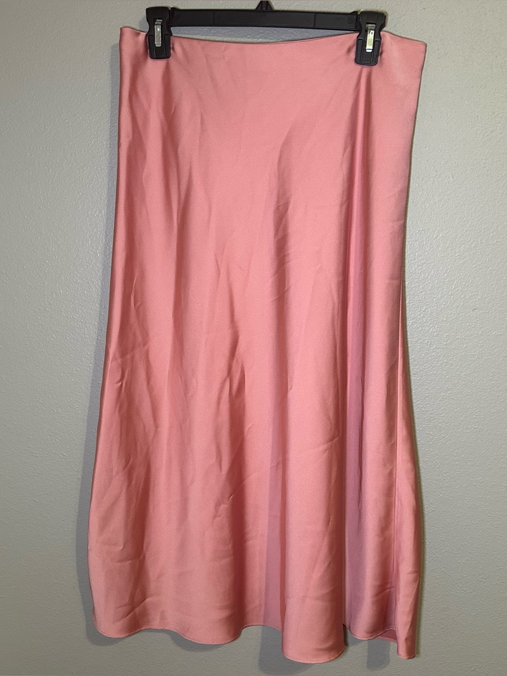 J. Crew Gwyneth Pink Satin Coquette Midi Slip Skirt Women’s Size Medium - Picture 3 of 12